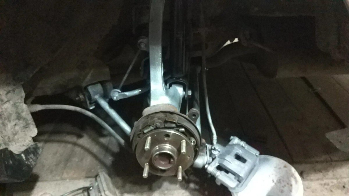 Переборка задней подвески Эванда