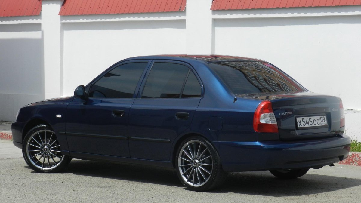 Hyundai Accent 2008 тюнингованный
