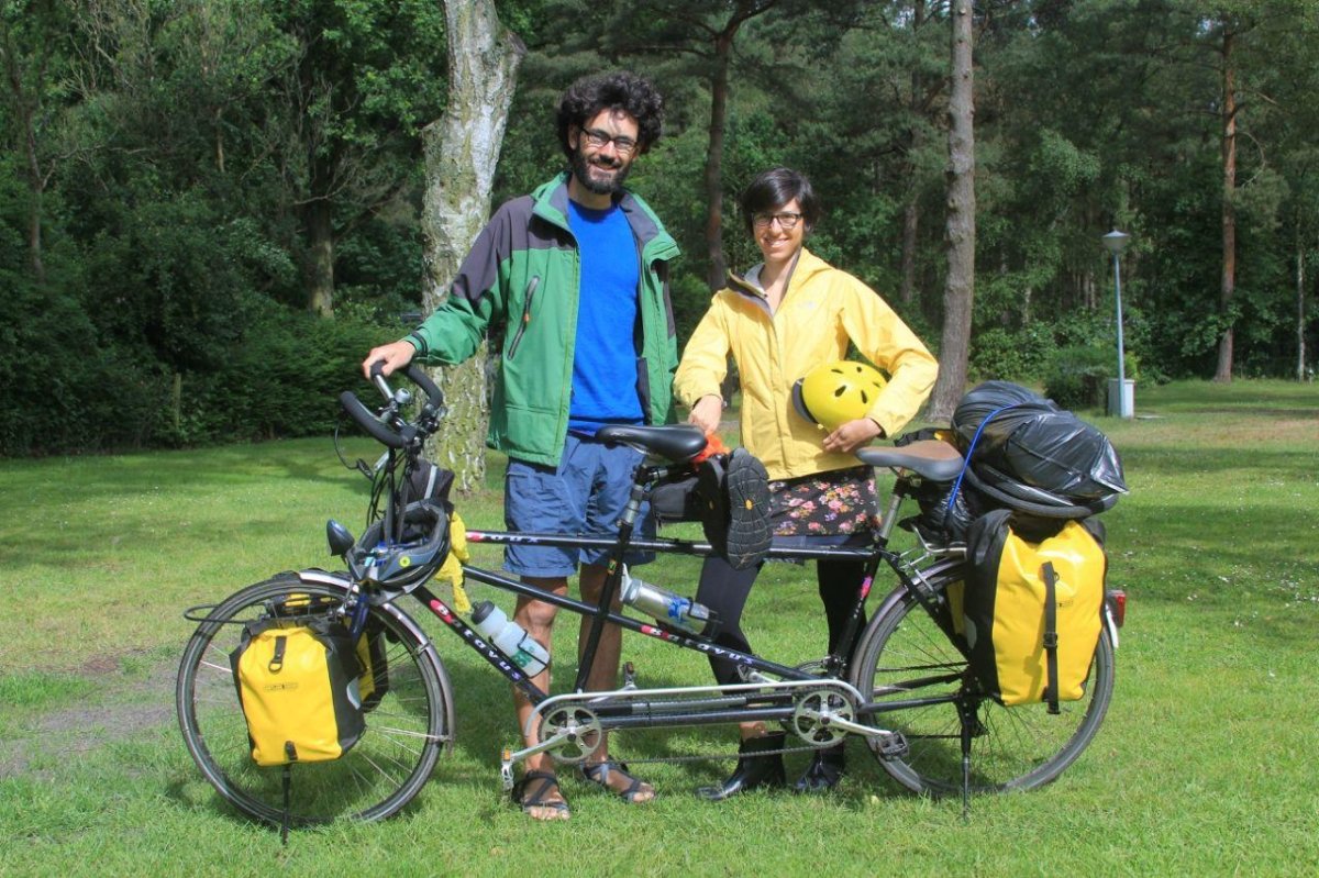 Прицеп для велосипеда двухместный