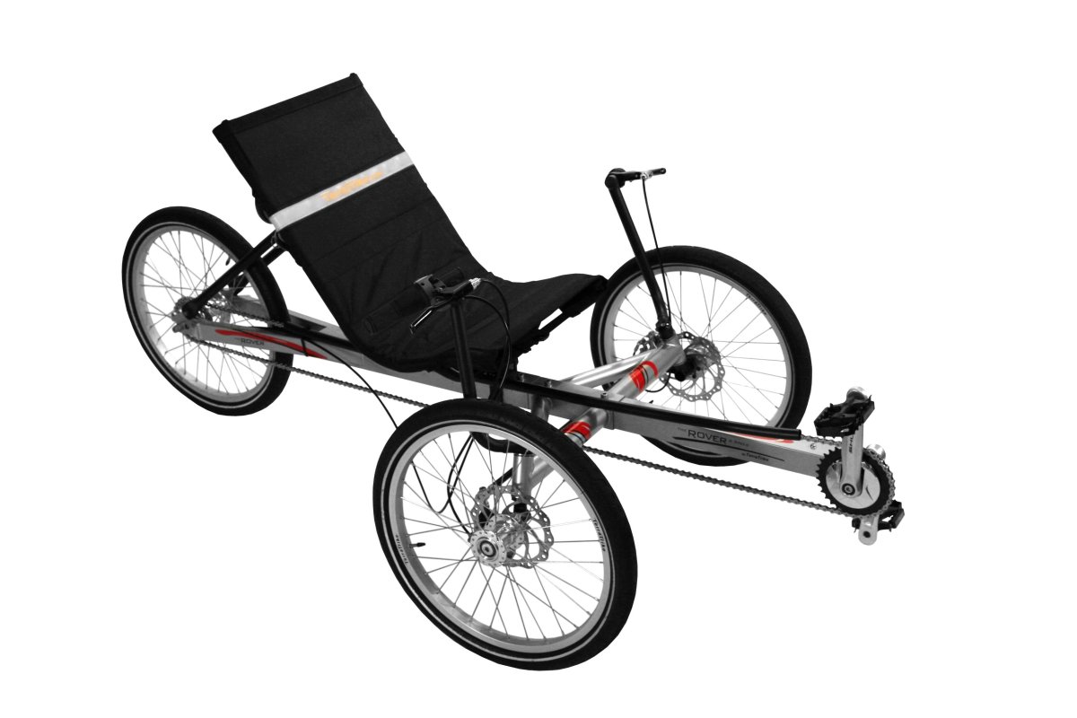 Трехколесный лежачий велотрайк