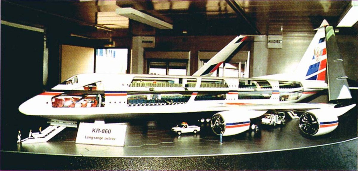 Кр-860 пассажирский самолёт