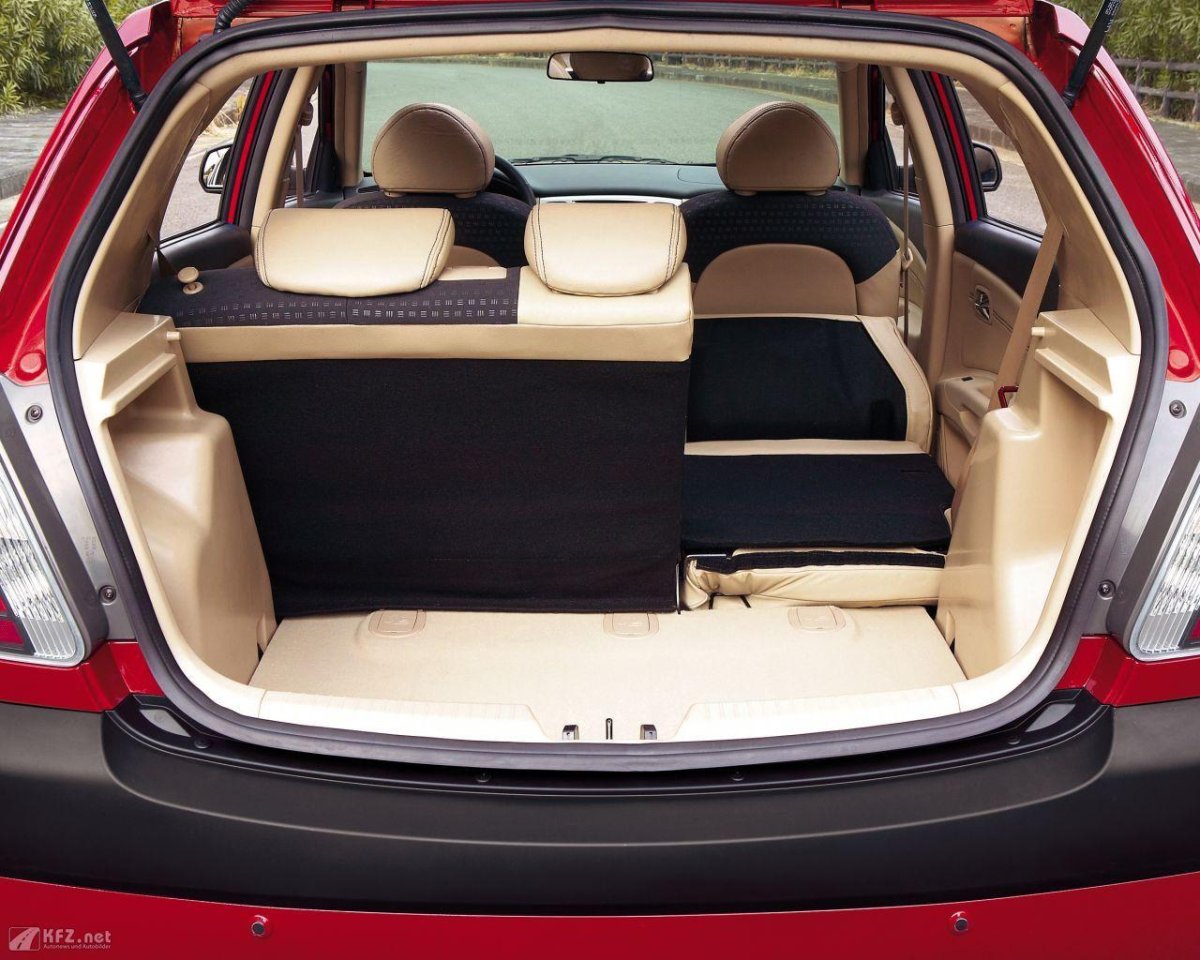 Kia Rio, 2005 багажник