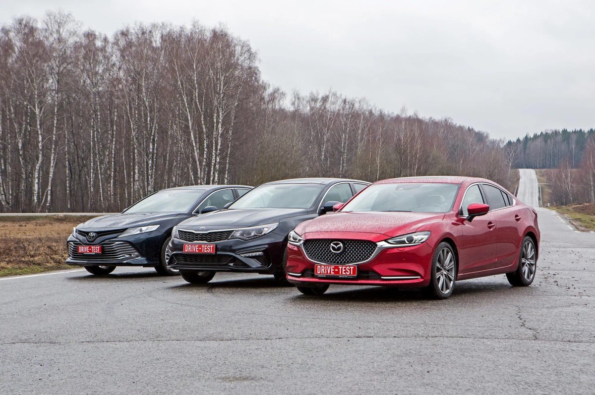 Мазда 6 и Камри 70