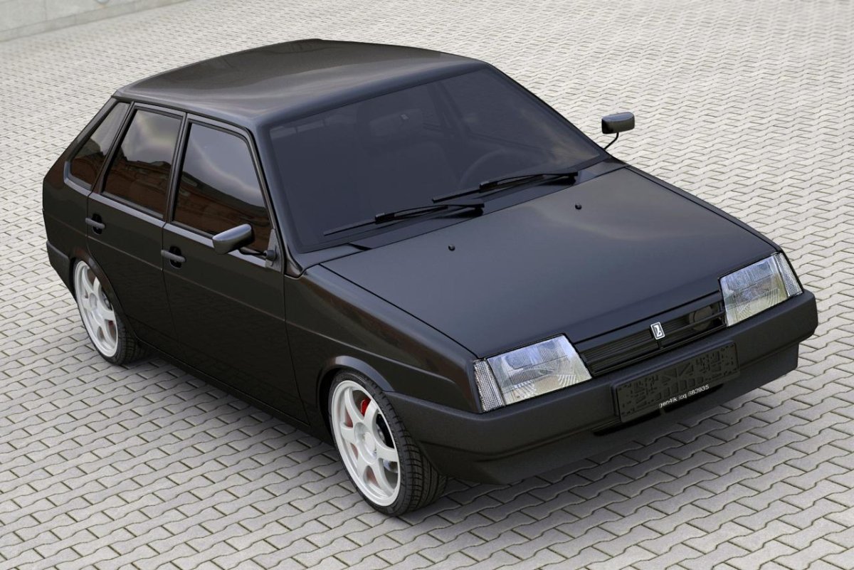 ВАЗ 2109 черная