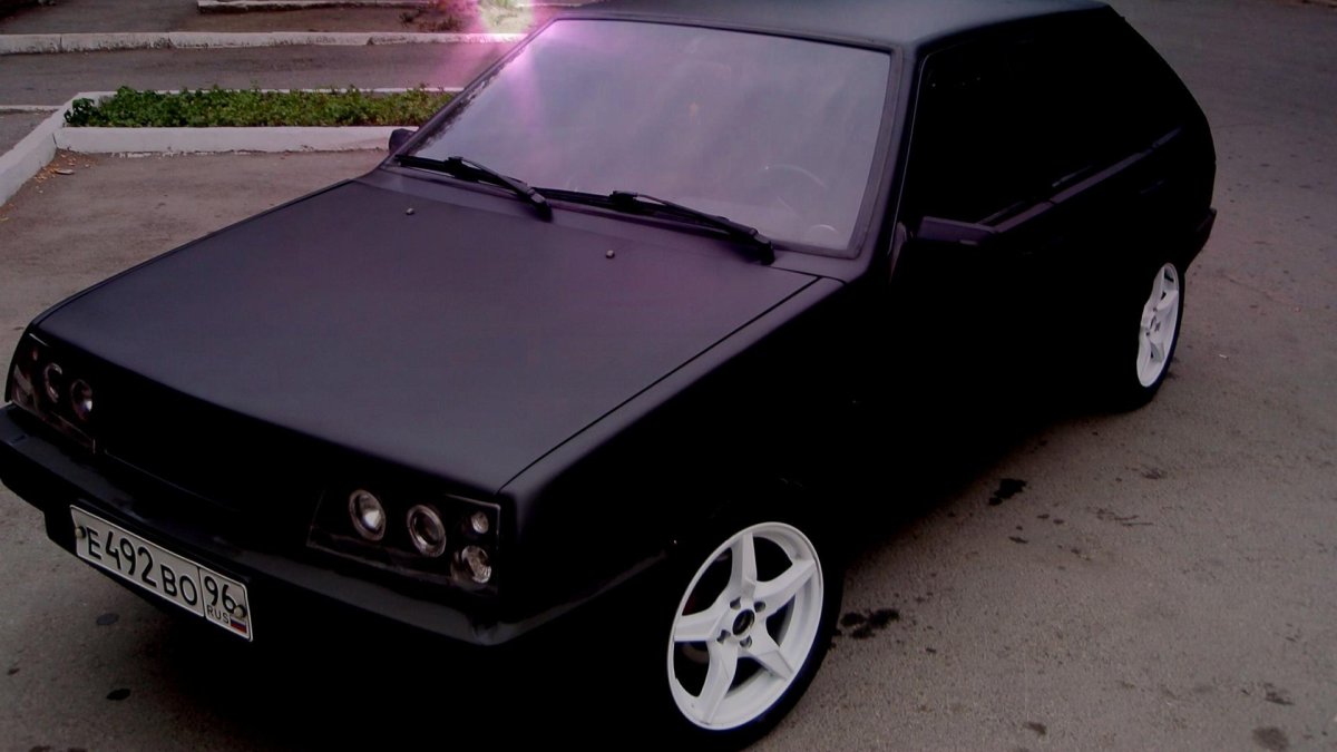 ВАЗ 2109 черная матовая