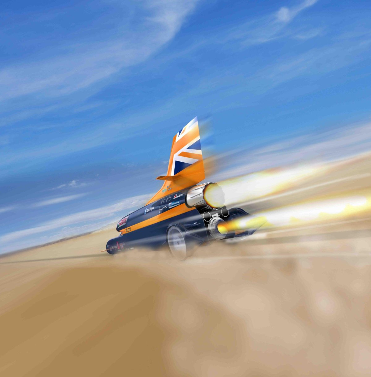 Машина Bloodhound SSC скорость