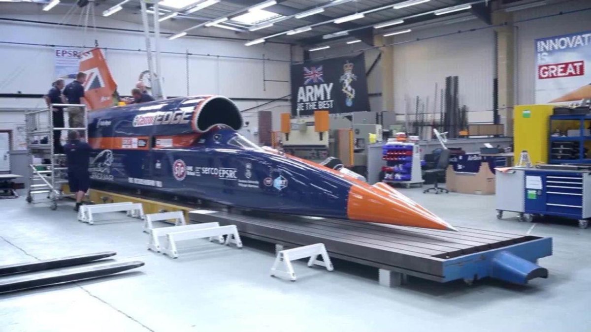Bloodhound Land Speed record car