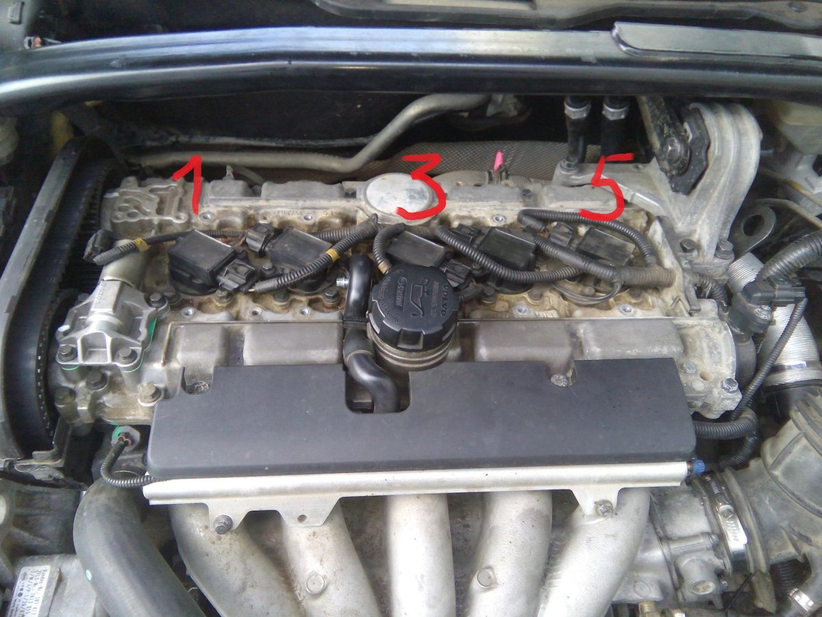 Volvo s80 3,2 нумеровка цилиндров