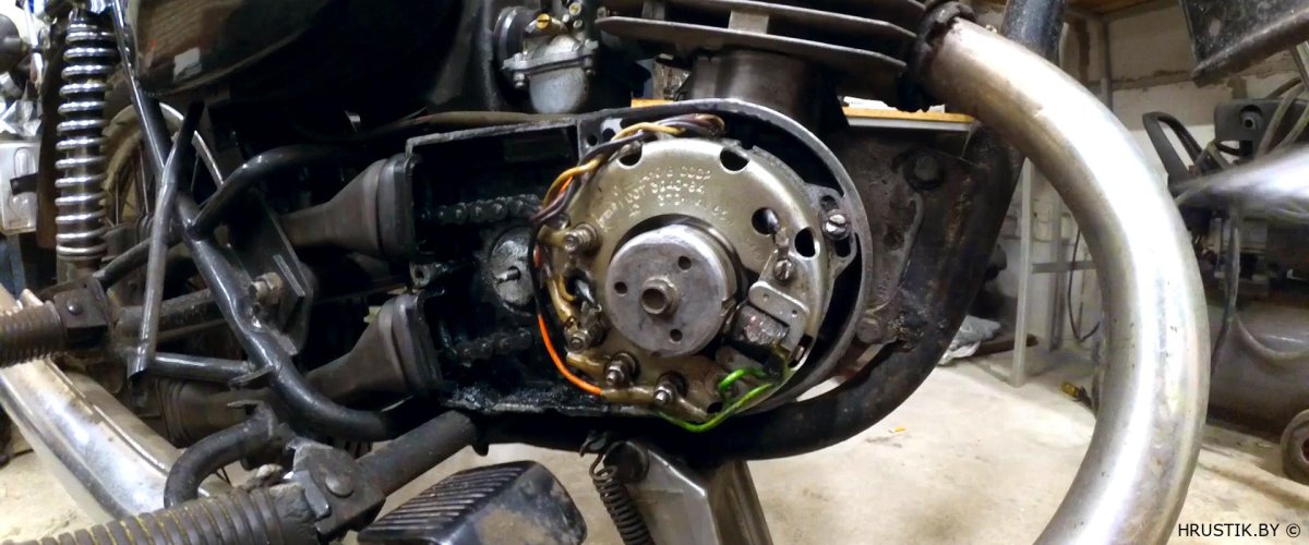 Выставить зажигание Минск 12 вольт