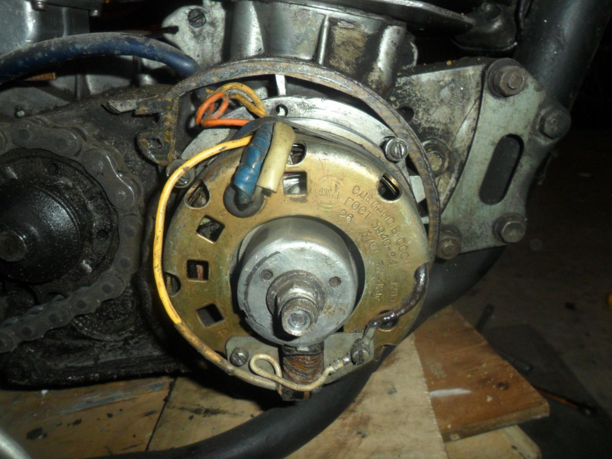 Зажигание ИЖ Планета 12 вольт