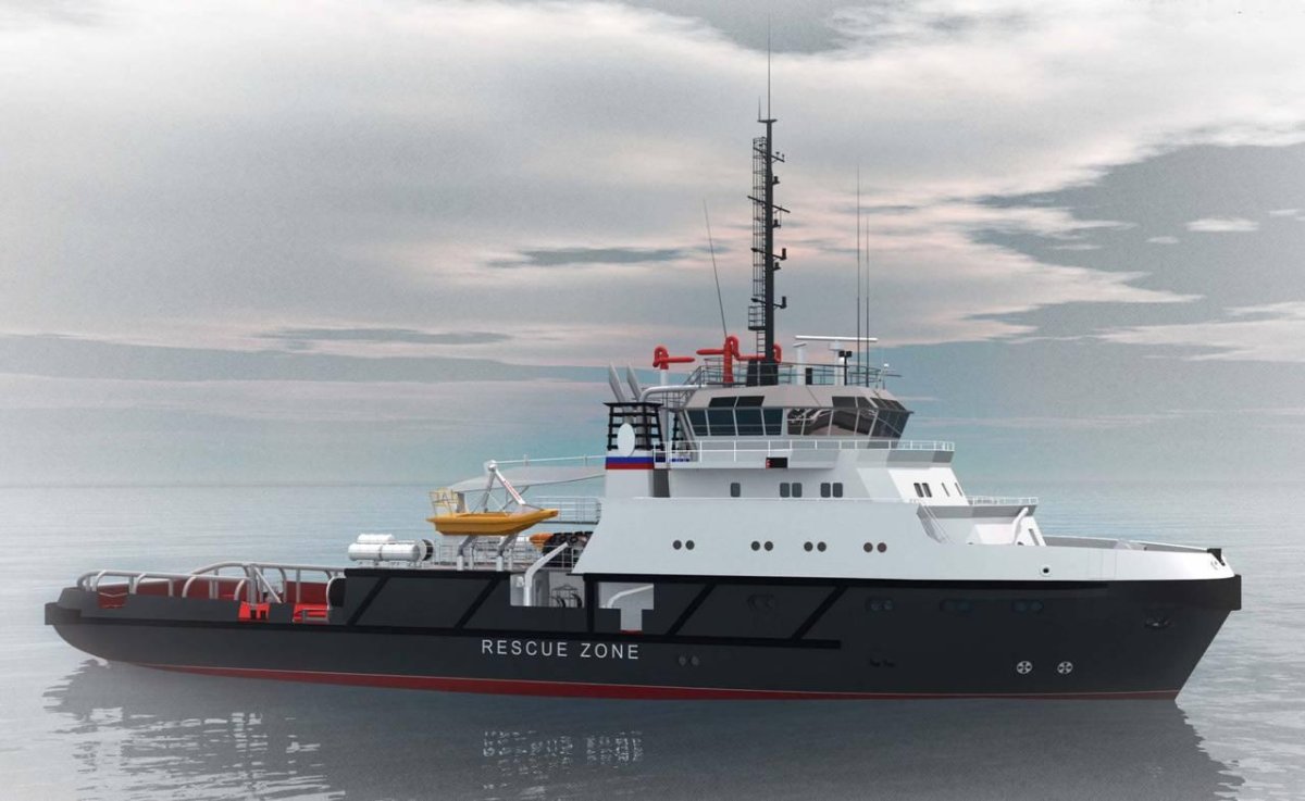 Спасательное буксирное судно проект 22870