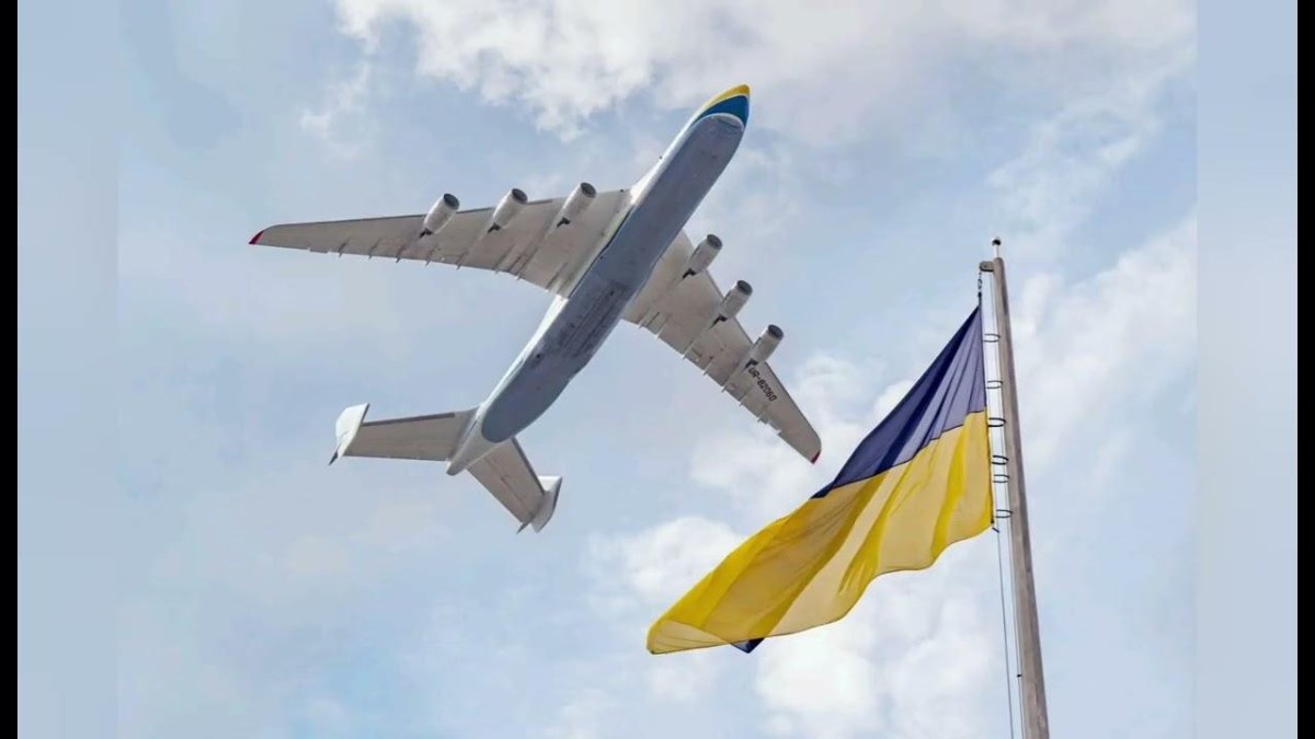 Самолёт АН-225 Мрия уничтожен