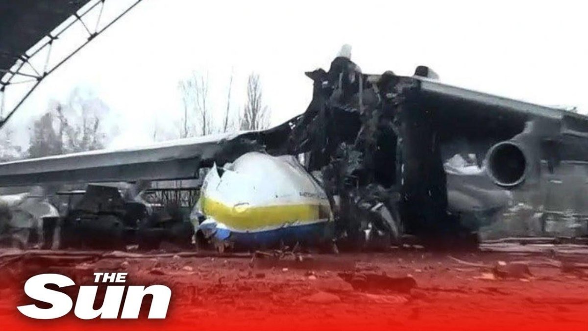 АН-225 Мрия уничтожен в Гостомеле