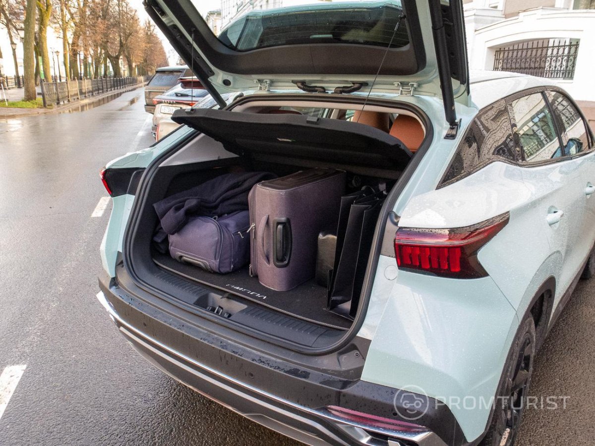 Omoda c5 объем багажника