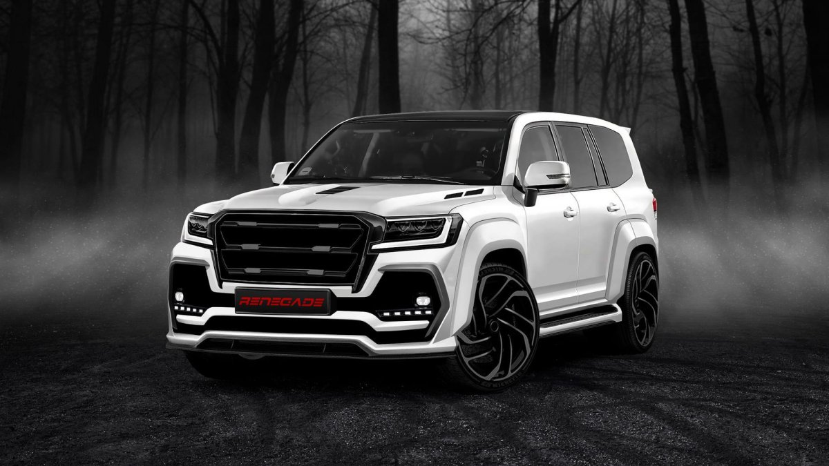 Тойота ленд Крузер 300 в обвесе