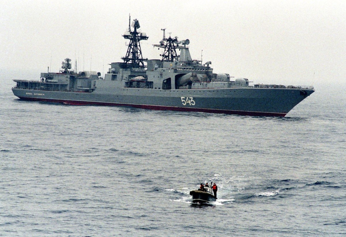 Фрегат Тихоокеанского флота «Маршал Шапошников»