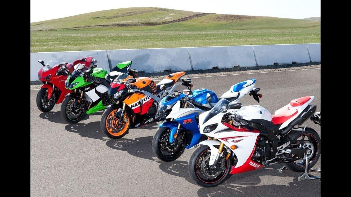 Много мотоциклов