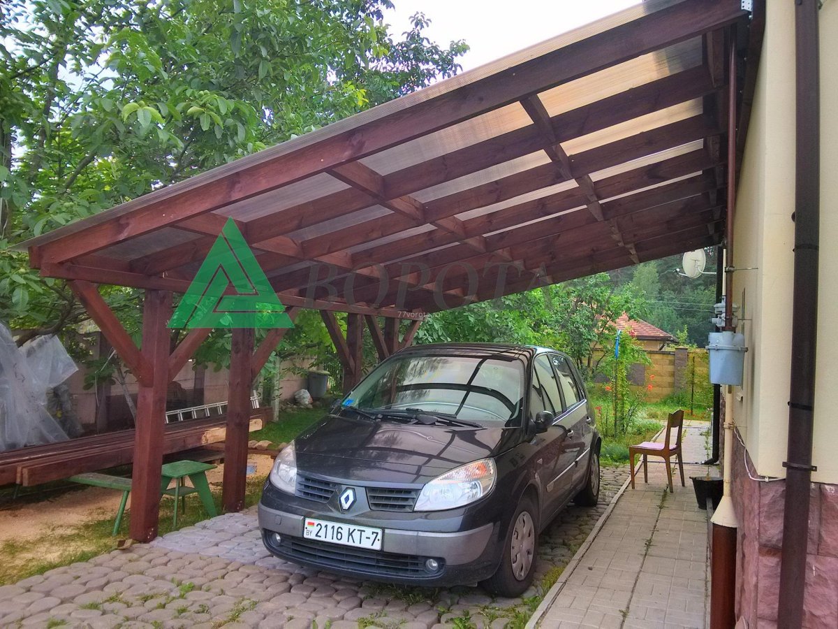 Односкатный навес 8500*6500