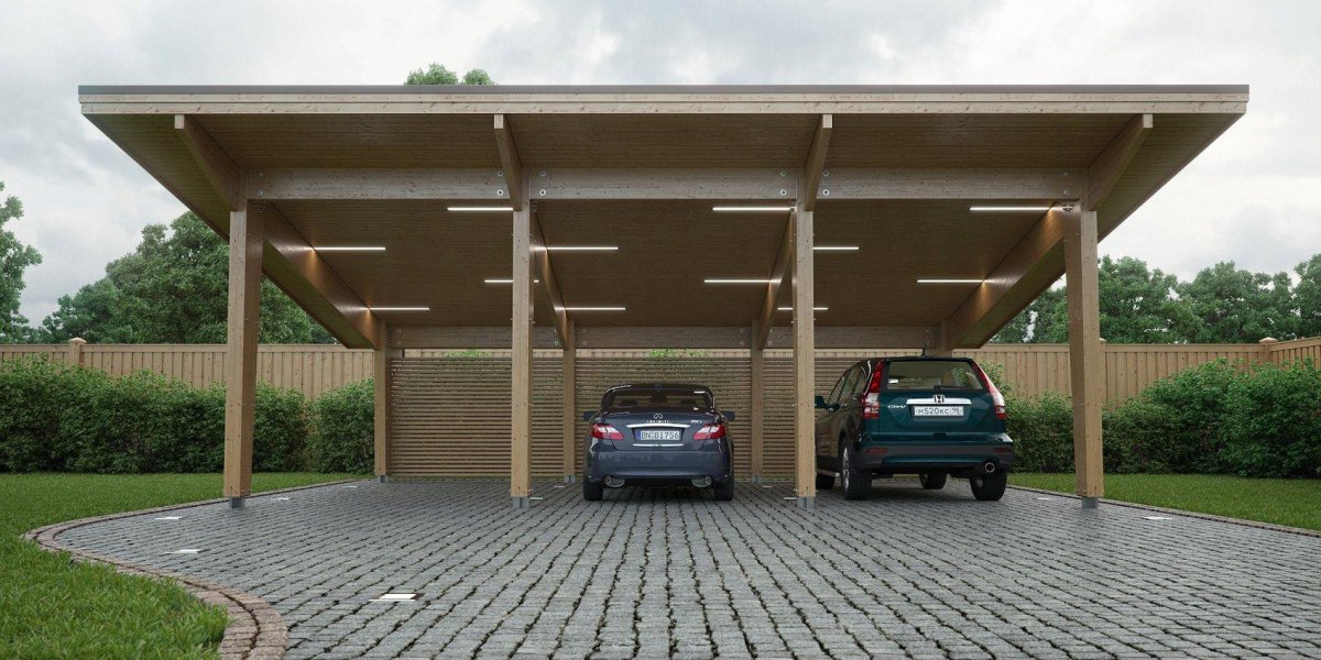 Навес на 1 машину CP-4060 Norgeshus