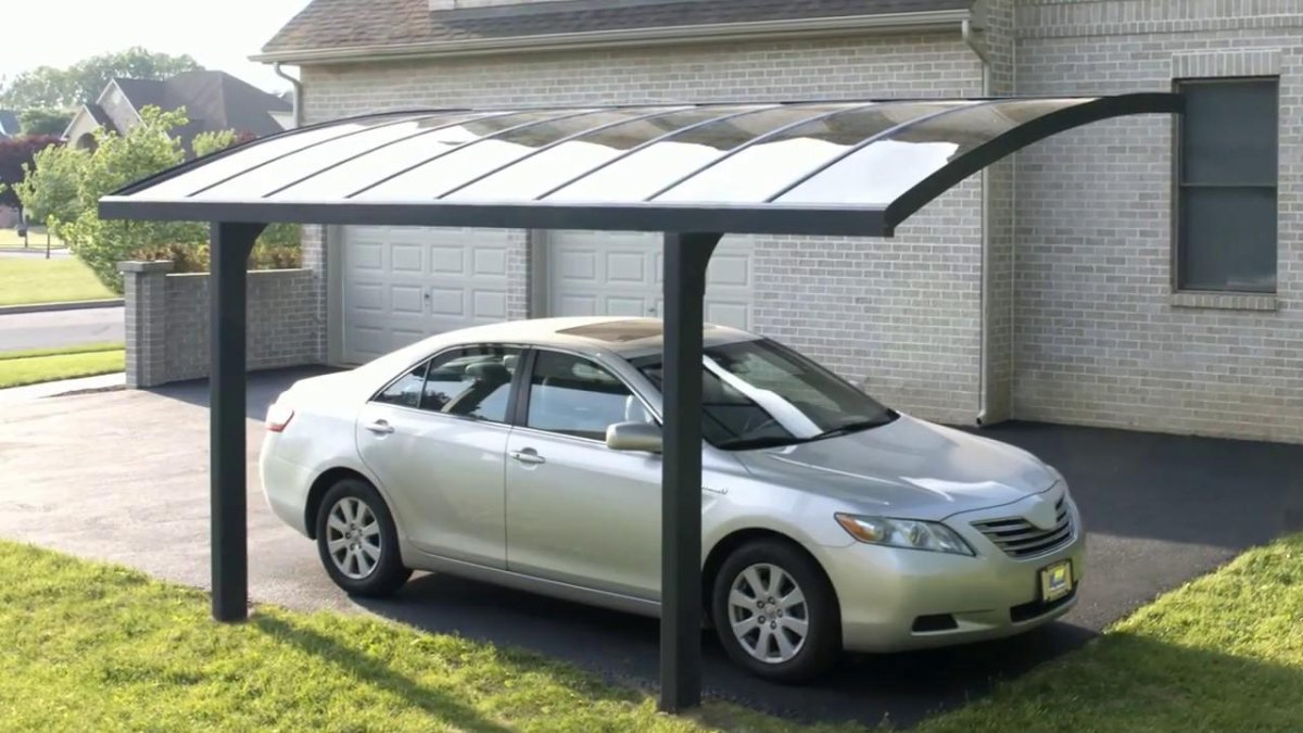 Навес гаражный d34l140