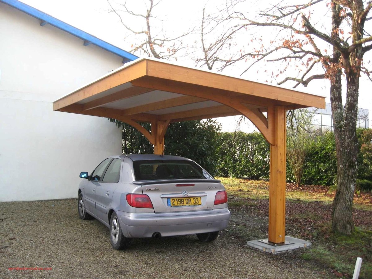 Консольный односкатный навес