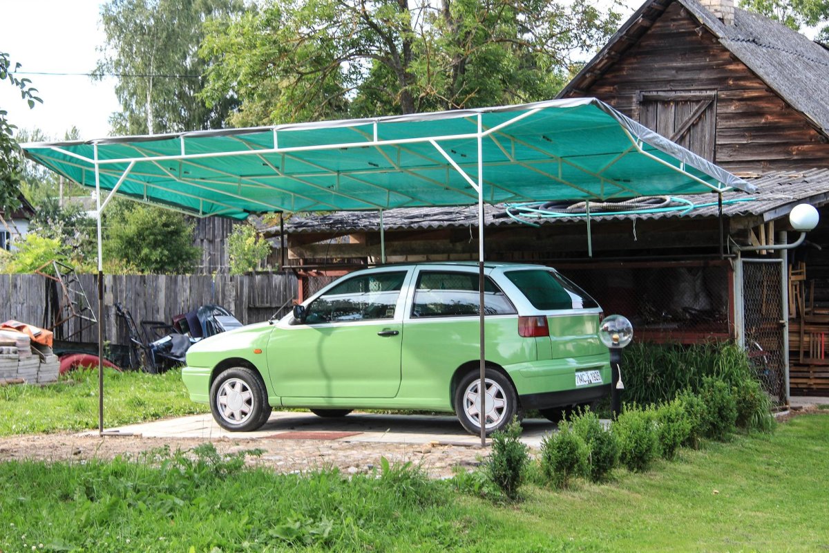 Летний навес для машины