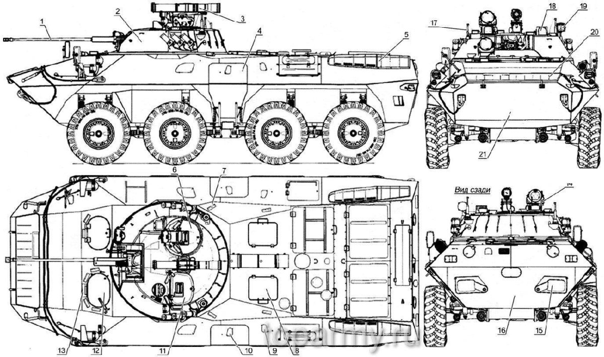 БТР 60 чертеж
