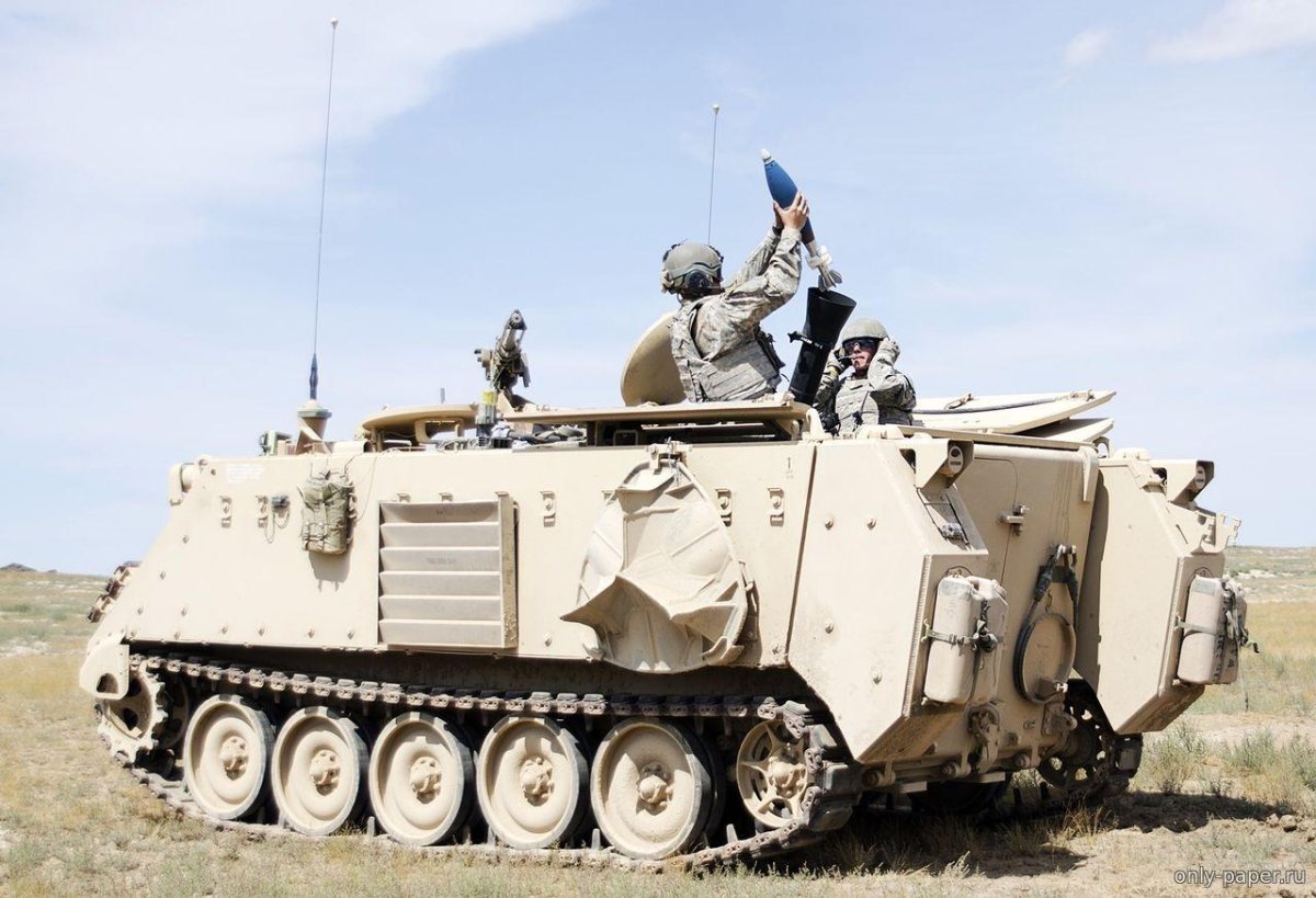 120 Мм самоходные минометы США