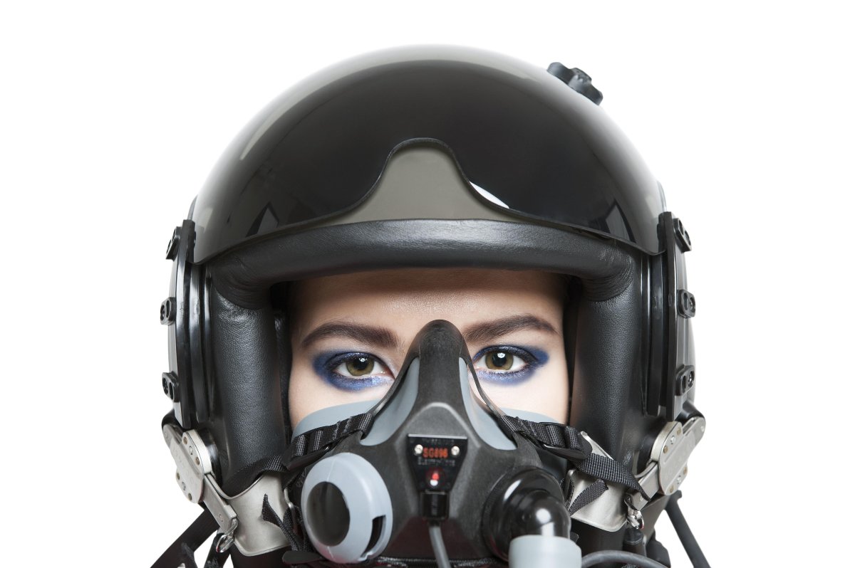 Пилот Су 27 в шлеме