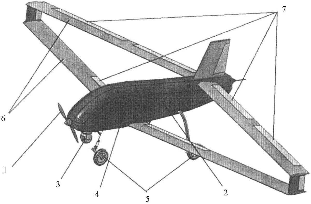 Схемы фюзеляжа БПЛА