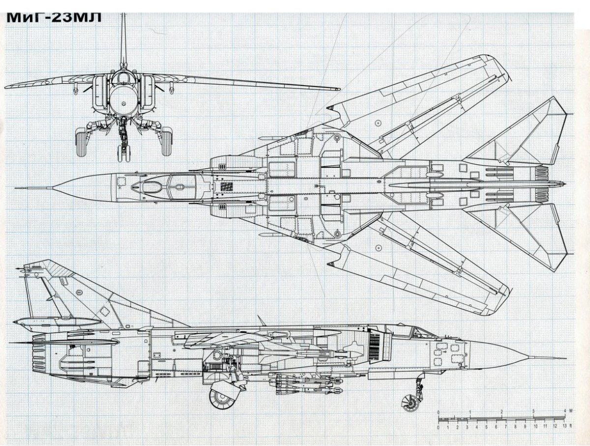 Миг 23 шасси