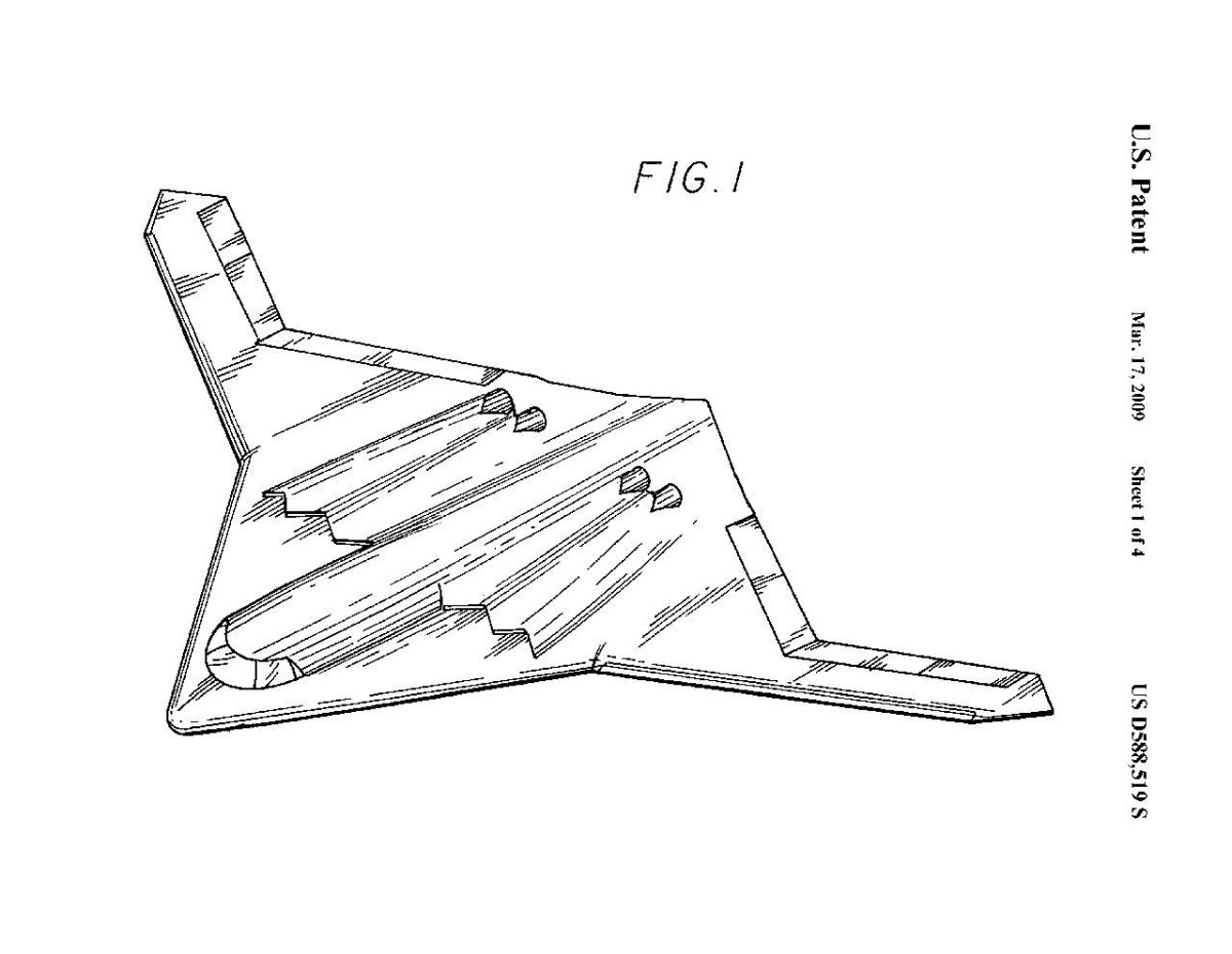 Летающее крыло FX 61 чертеж