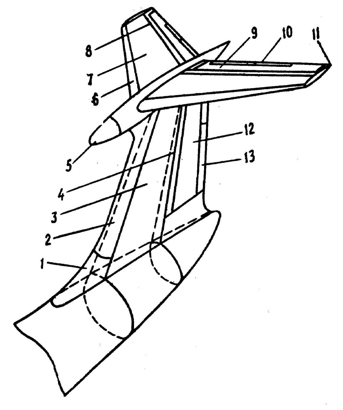 Конструкция вертикального оперения а320