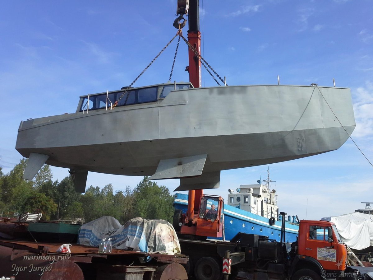 Проект стальной яхты