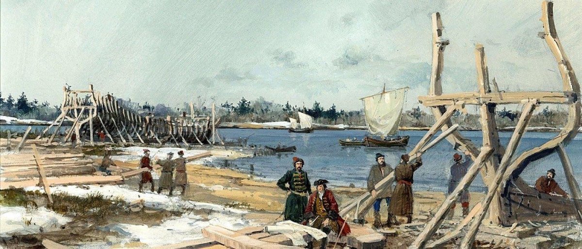 Корабельный лес Петра 1