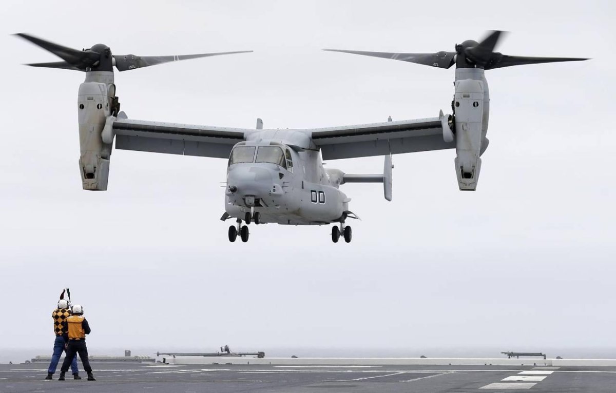 Американский конвертоплан v-22 Osprey
