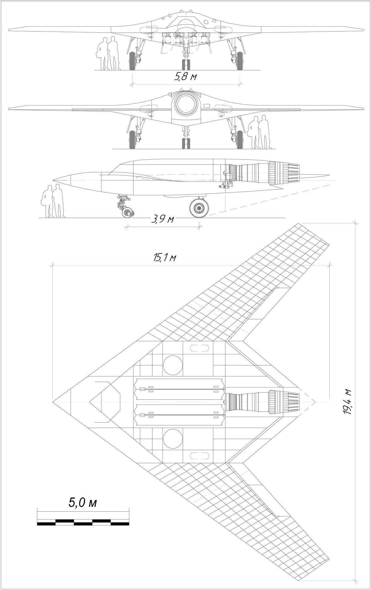 Чертежи беспилотника Орион