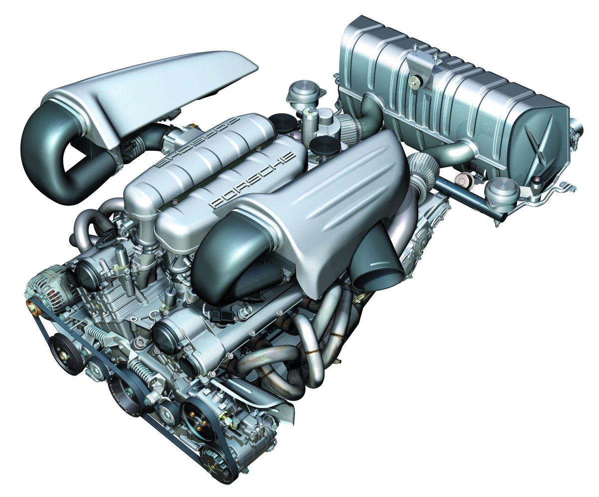 Porsche Carrera gt мотор