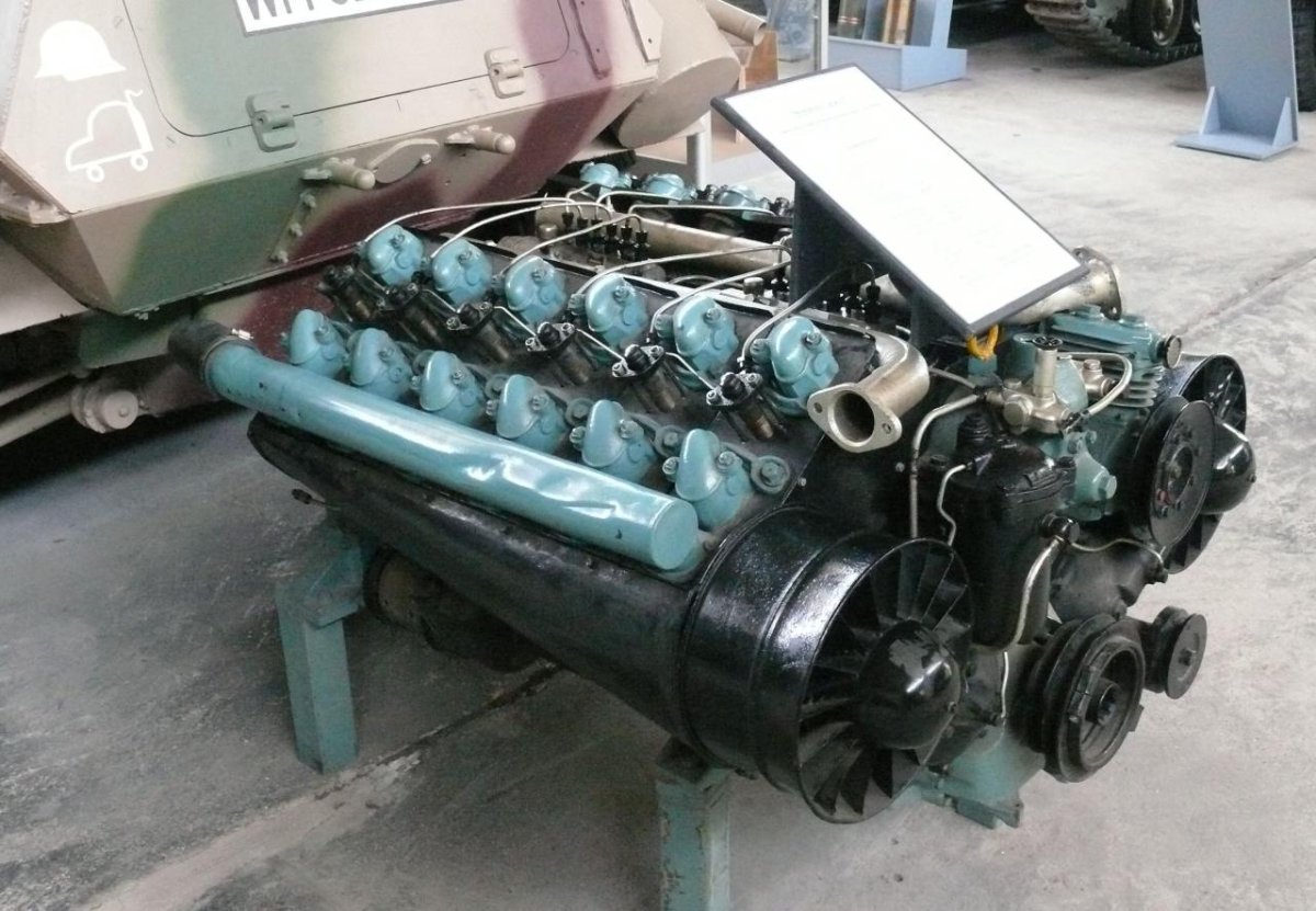 Двигатель Татра v10
