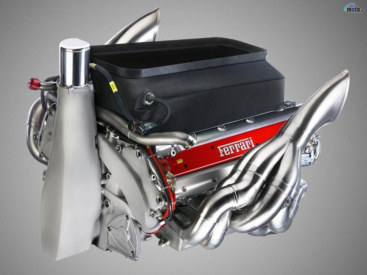 Мотор болида f1