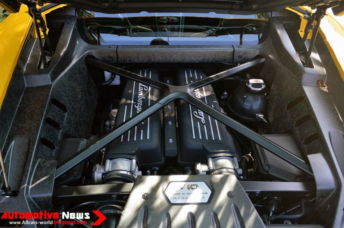 Lamborghini Huracan мотор