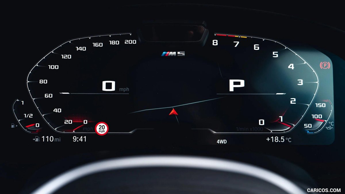 BMW m5 f90 приборная панель