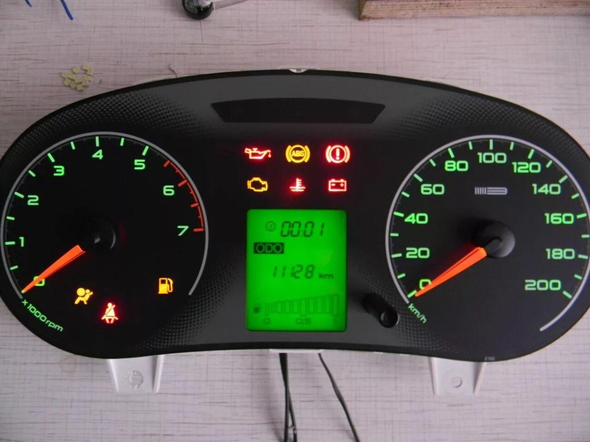 Комбинация приборов Лада Гранта