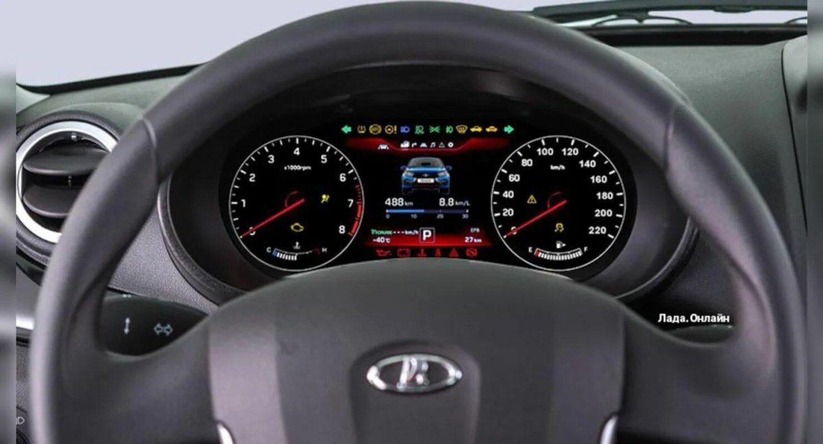 Панель приборов Лада Гранта 2021