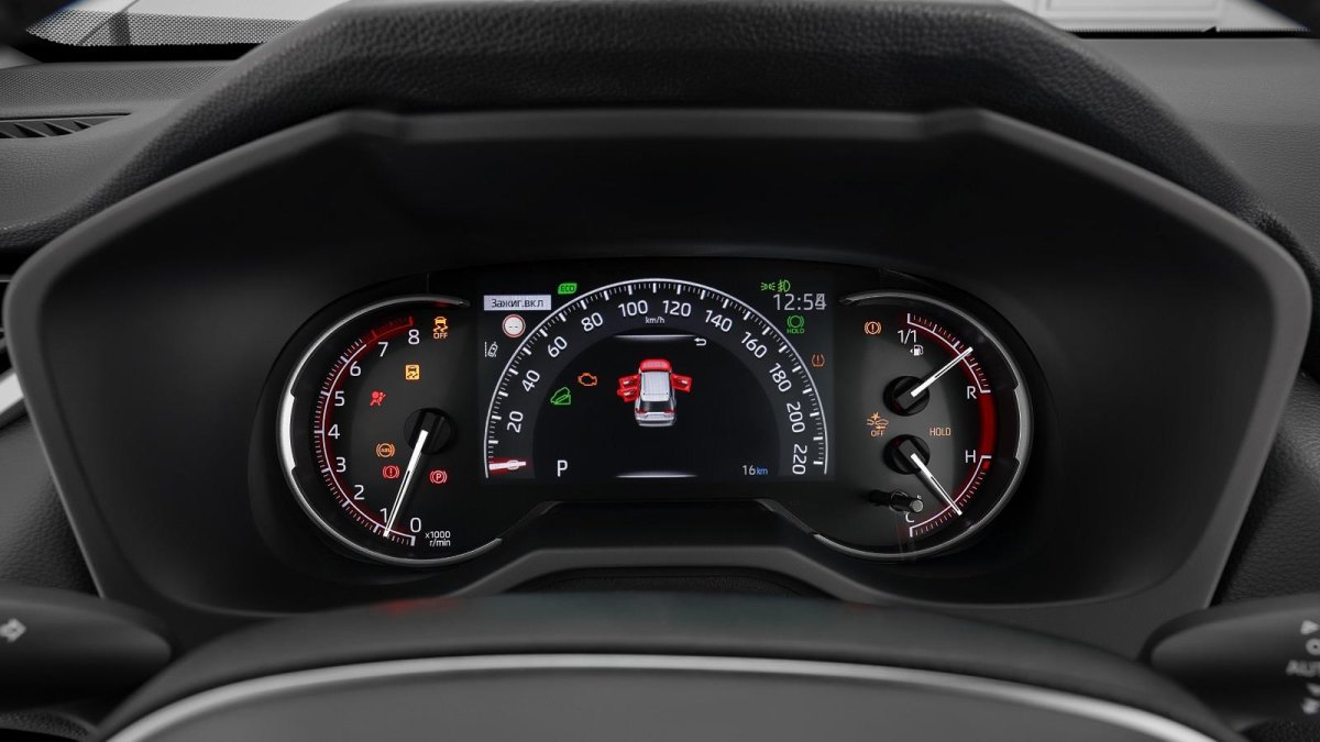 Toyota rav4 2020 приборная панель