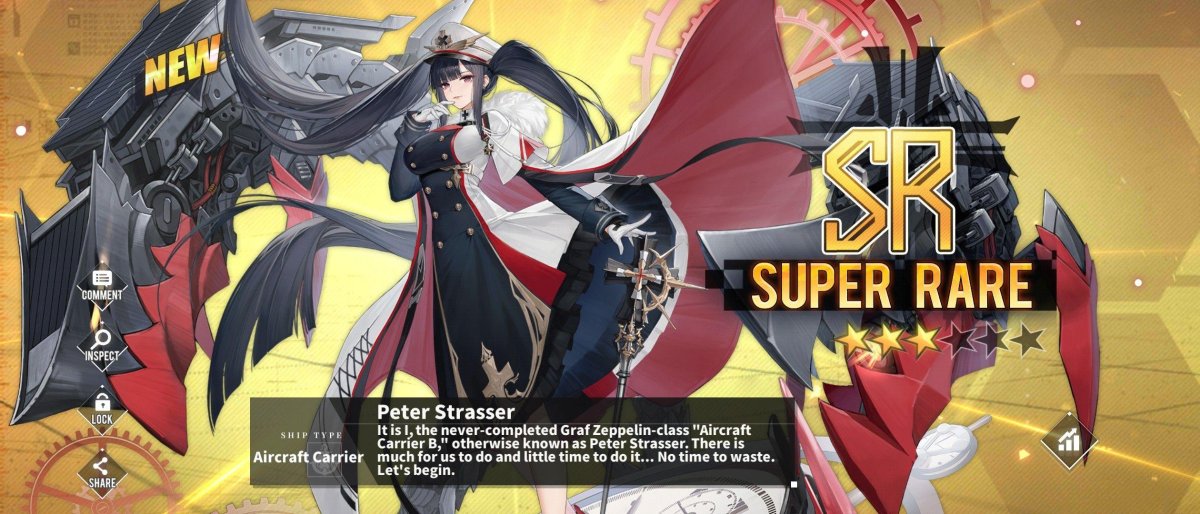 Peter Strasser авианосец Azur Lane