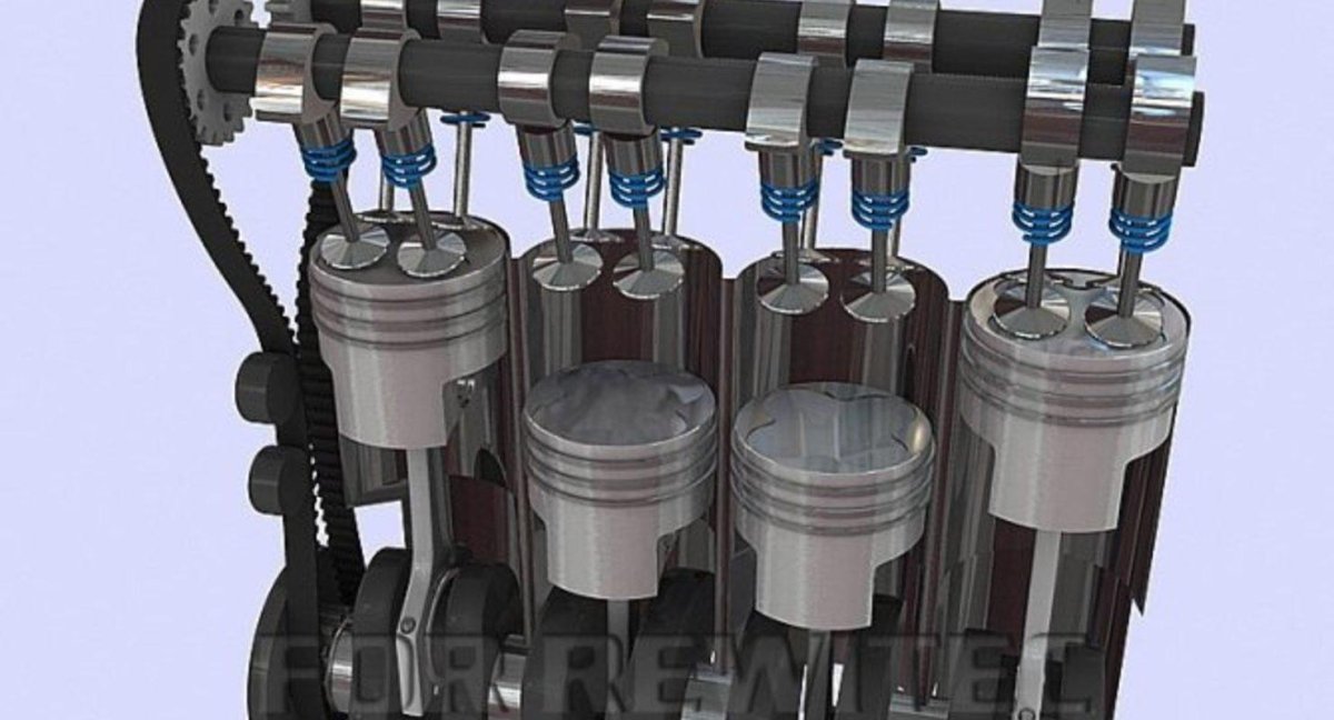 Рядный 6 цилиндровый двигатель