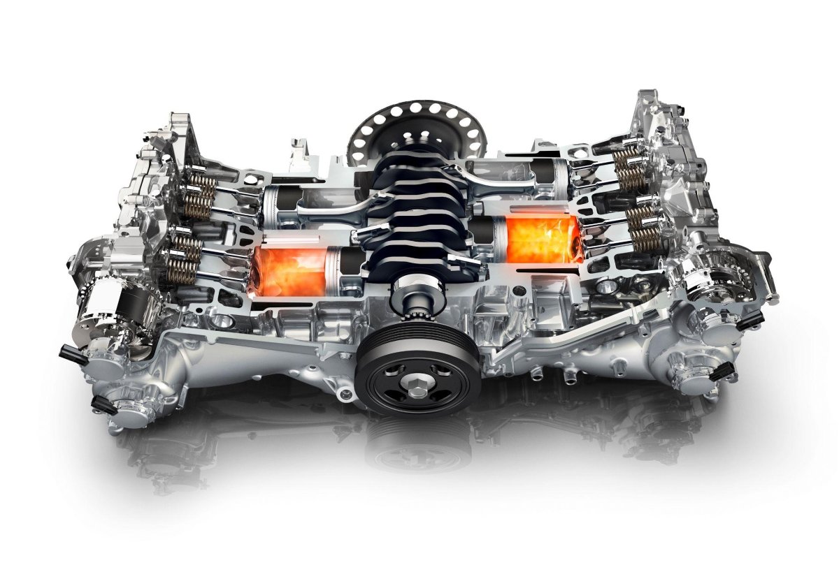 Оппозитный мотор Субару