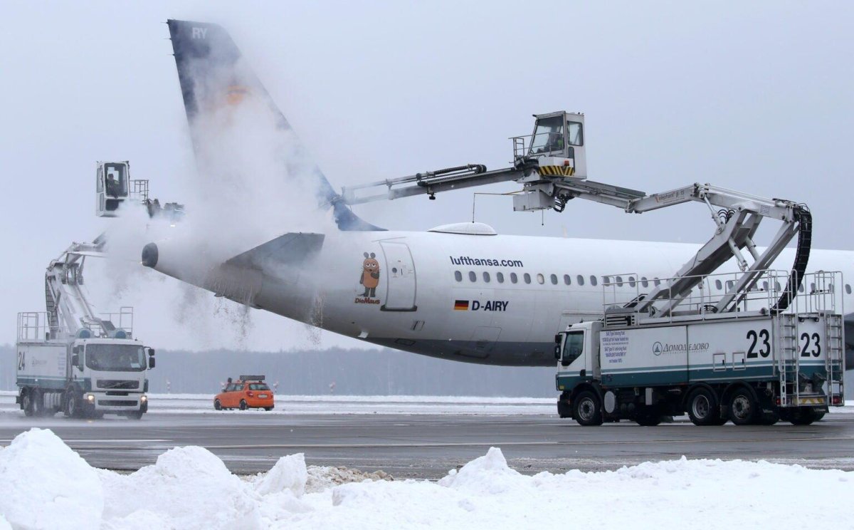 Противообледенительная жидкость для самолетов