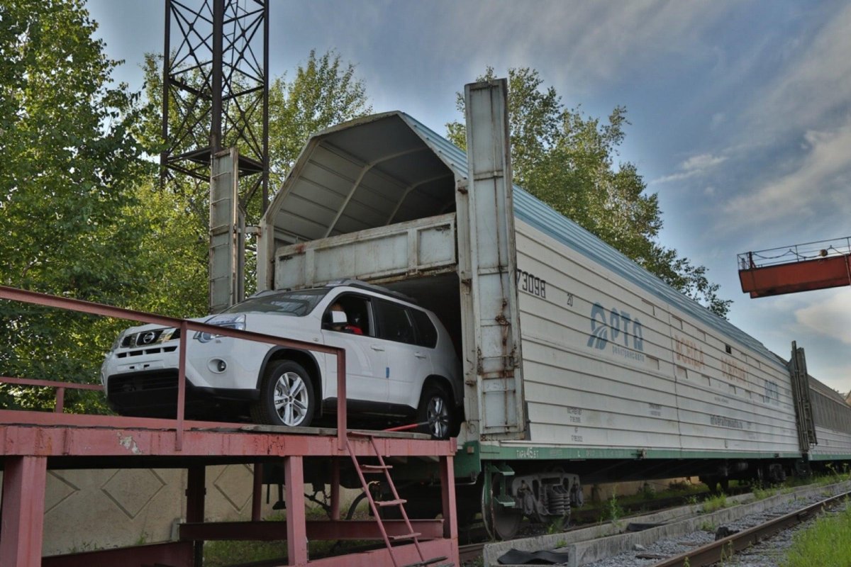 Автомобилевозы Аппарель вагоны